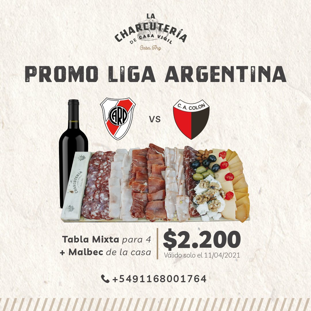 CharcuteriaCABA's tweet photo. ¿Ya hiciste tu pedido? Ponele mucho sabor al partido con nuestra #PROMOFUTBOL!⚽🍷🧀

Pedidos al 📞 1168001764
O a través de nuestra carta online
https://t.co/vz8X3ivY6o https://t.co/1ukBRsf6d6