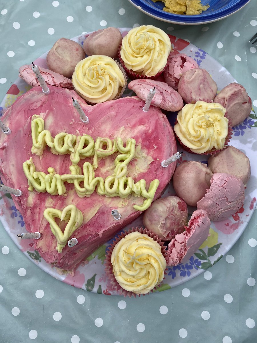 Gluten free birthday cake made by my twins