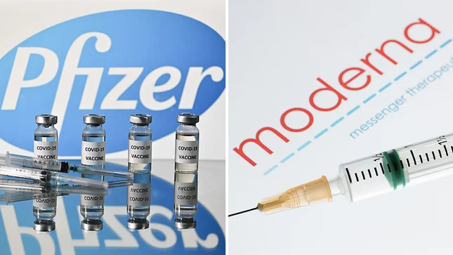 thehill's tweet photo. New study says Moderna vaccine leads to more side effects than Pfizer vaccine https://t.co/uFnIEXJatm https://t.co/Lao85Kkadv