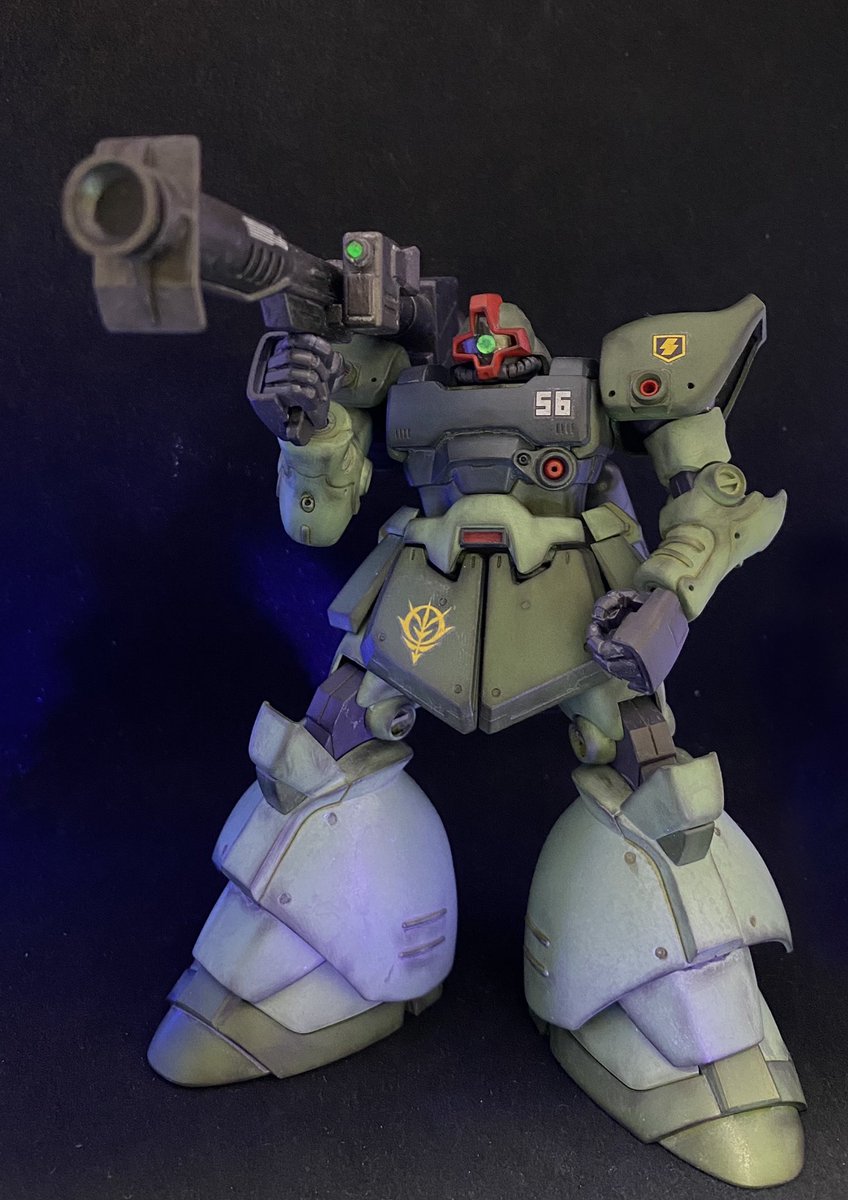 Jyaban リックドム ツヴァイ 完成しました 今回は 先に作ったザク Fzに合わせて汚したつもりです 自分的に良い感じです ガンプラ ウェザリング友の会