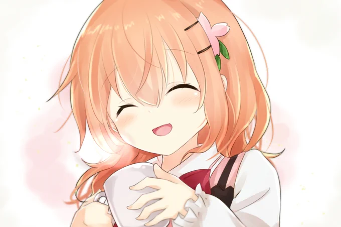 「チノちゃんが淹れてくれたの!?ありがとう!!大好き💕」
「最後は余分です(照)」

ココアちゃんお誕生日おめでとう🎉
ギリギリだけど描き終わって良かった✨
#ごちうさ #保登心愛誕生祭2021 #保登心愛 