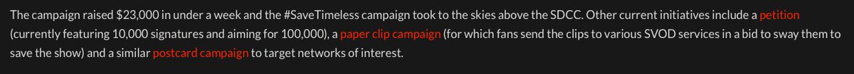 the petition and emails have worked in the past too!(we still need higher numbers and a lot more work)