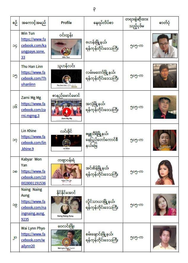 Daily arrest warrants #Apr10Coup 

MAL-led SAC Terrorists-controlled media stopped announcing the daily arrest warrants, a friend who watched the 8pm news told me. 

Eleven media posted these photos just now.

Another 20 social influencers are being charged under section 505 (a).