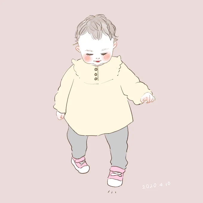 今日はじめてお靴はいて歩けました???✨
明日は旦那の実家でお外デビューします! 