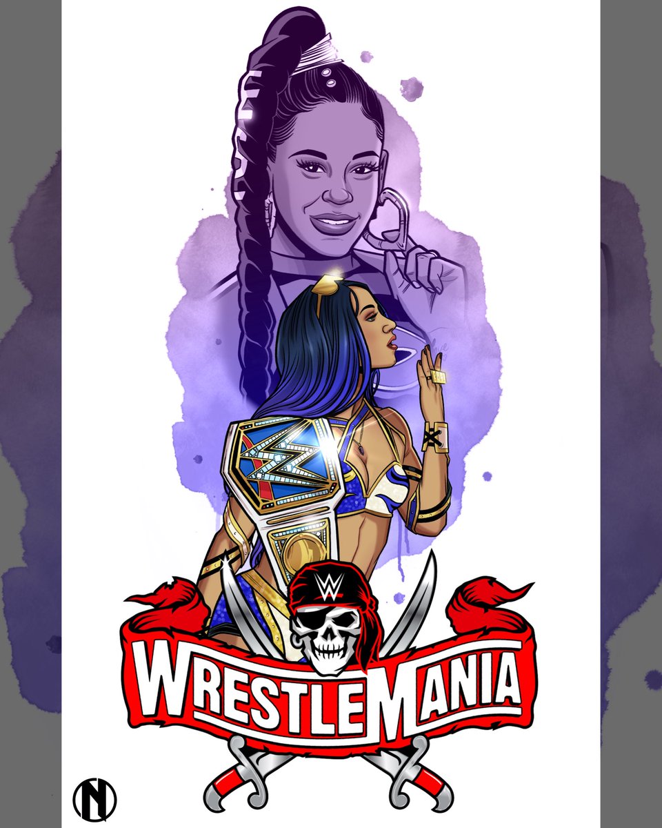 Nolanium's tweet photo. Wrestlemania Weekend, baby! #wrestlemania #RomanReigns #SashaBanks #Edge #randyorton #TheFiend #BiancaBelair #DanielBryan #drewmcintyre #bobbylashley https://t.co/6dFuYkAODm