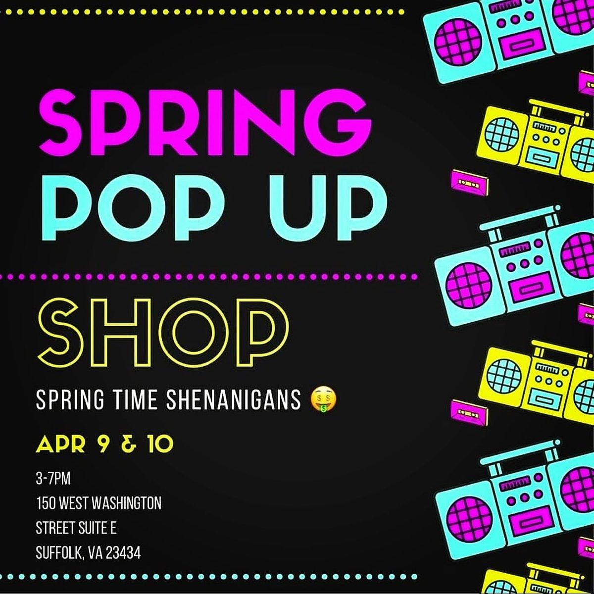 BlackFlourLife's tweet photo. It's a beautiful day to #shoplocal #shopsmall &amp; #shopblack. #blackflourapparel will be providing the heat today with @shenaniganshairtique in #Suffolk #VA. Bring yourself, your crew, and your #stimmy to the #popup! #streetwear #urbanwear #BlackFlour #Unbleached #Pure #SelfRising https://t.co/MhJMS4ZO9k