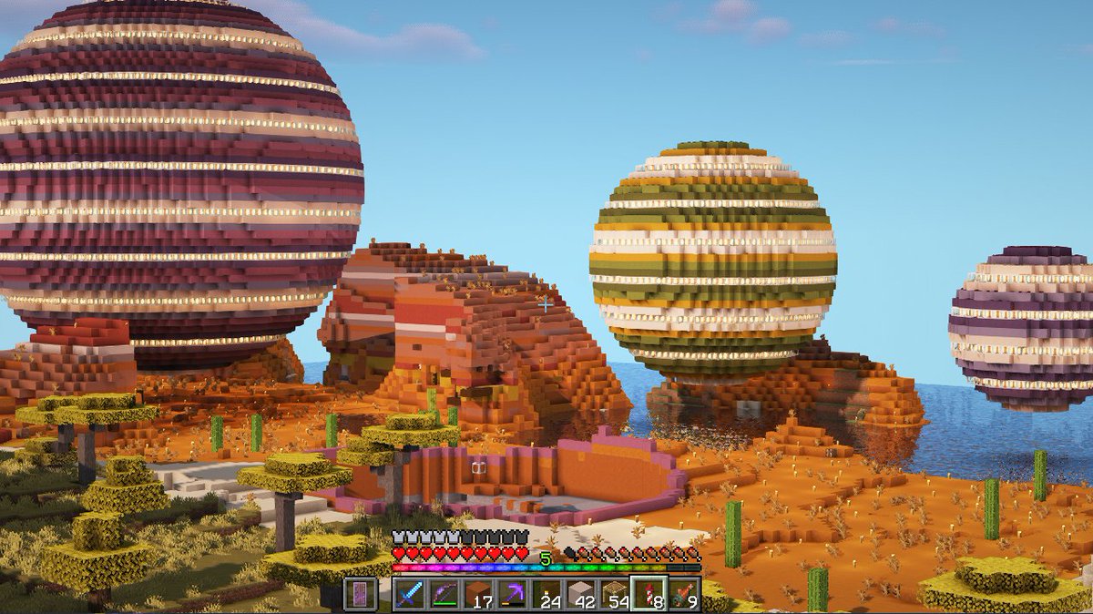 KrysaliaH's tweet photo. je suis en live sur #Minecraft RC4 - Ignis 🌈❤️🔥 #63 : on continue la bulle géante enterrée par un peu de creusement et de recherche de matériaux ! venez-chill et bavarder <3
https://t.co/eyOTFwhTnv #krli https://t.co/B4ILj3GKN1