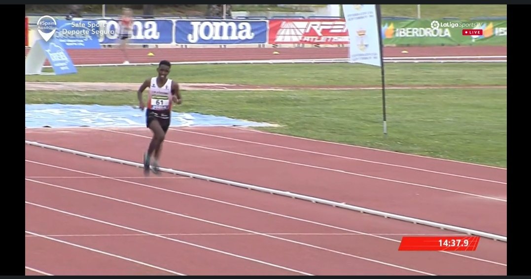 PistaLuisOcana's tweet photo. ¡CAMPEÓN DE ESPAÑA MESFIN ESCAMILLA 5000 M.L SUB18!¡RÉCORD DEL CAMPEONATO PARA ÉL! ¡DOBLETE DEL @AtletismoCuenca CON EL BRONCE DE UNAI NARANJO! ¡Enhorabuena @casty_2 @AlbertoFF04 ! https://t.co/OC9s4amLYY
@DarioDolz @aytocuenca @DipuCuenca @deportesclm @JCCMCuenca @ATLETISMOENCLM https://t.co/rTvB9hig2Q