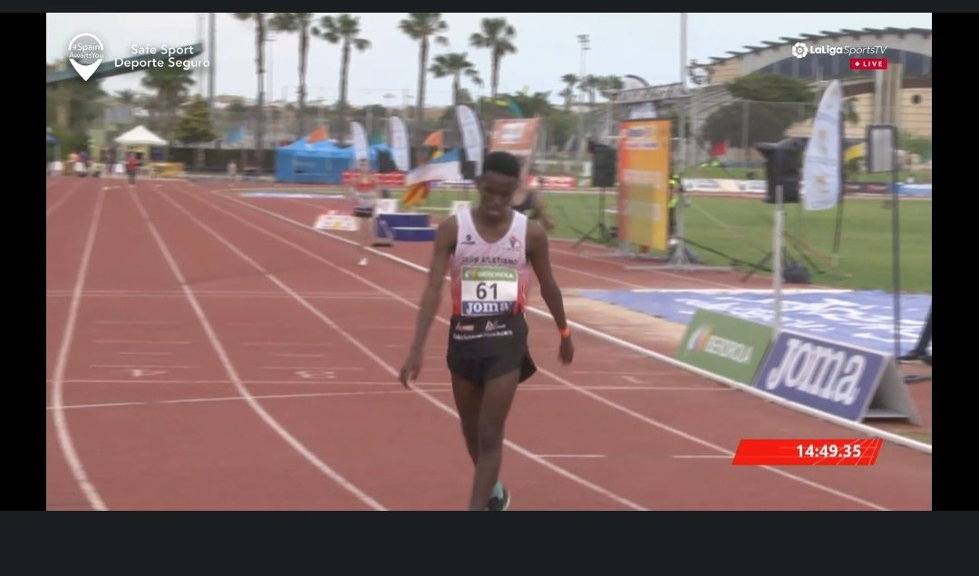 PistaLuisOcana's tweet photo. ¡CAMPEÓN DE ESPAÑA MESFIN ESCAMILLA 5000 M.L SUB18!¡RÉCORD DEL CAMPEONATO PARA ÉL! ¡DOBLETE DEL @AtletismoCuenca CON EL BRONCE DE UNAI NARANJO! ¡Enhorabuena @casty_2 @AlbertoFF04 ! https://t.co/OC9s4amLYY
@DarioDolz @aytocuenca @DipuCuenca @deportesclm @JCCMCuenca @ATLETISMOENCLM https://t.co/rTvB9hig2Q
