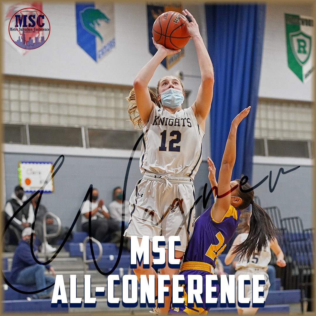 ICCPKnights's tweet photo. Never too late to recognize the accomplishments of our student-athletes! Junior John Hilgart of @ICCPHOOPS &amp; Senior Alia Johnson and Junior Claire Wagner of @IccpGirlsBball earn Metro Suburban All-Conference Honors! #weareIC #KnightUp217 #elmhurst #iccphoops https://t.co/Uvkj6QtOpO