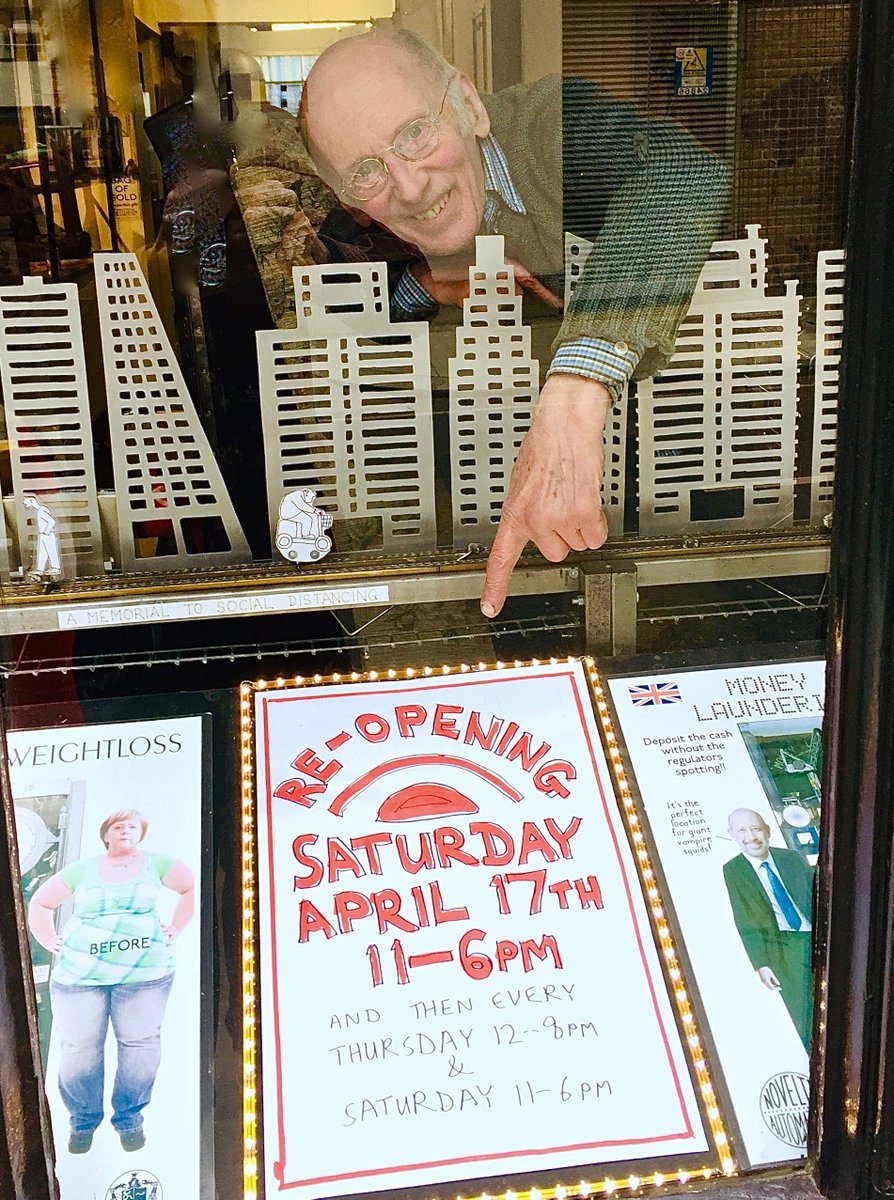 Tim Hunkin wishes to announce <a href="/NovAutomation/">Novelty Automation</a> re-opening next Saturday April 17th from 11am to 6pm!