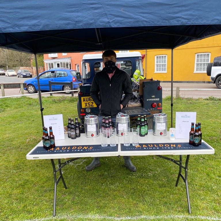 mauldonsbrewery's tweet photo. Our stand today at Bures Market! 🙌🏼
#mauldons #brewery #mauldonsbrewery #ale #realale #beer https://t.co/BF97l6ErdA