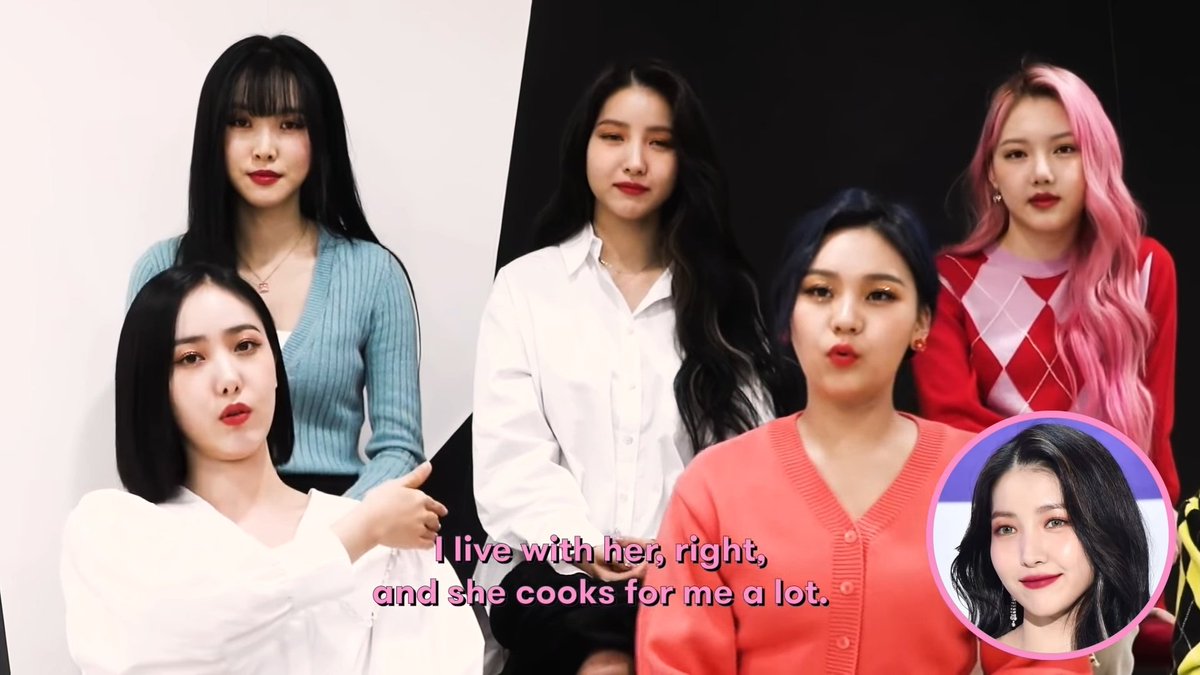 sowon being the best mom that she is and always cook for her babies