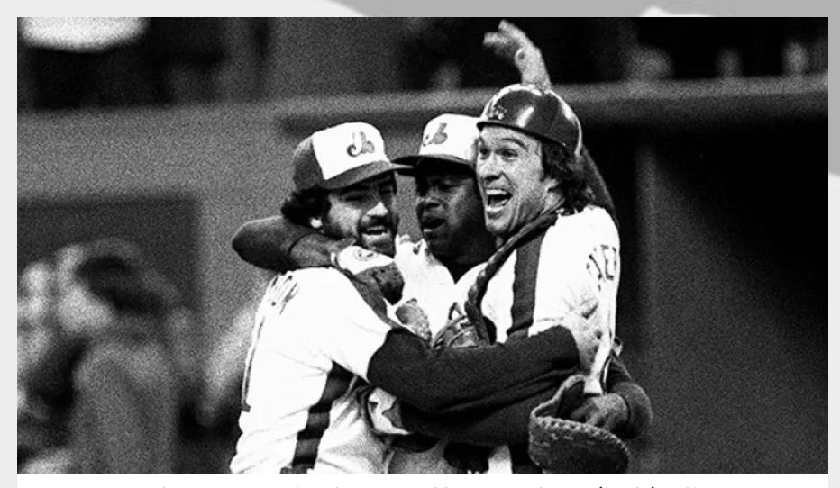 MontrealExpos69's tweet photo. #GaryCarter #WarrenCromartie #JeffReardon in 1981 playoffs. #Montreal #Expos #Classic https://t.co/kGSaPWe82b