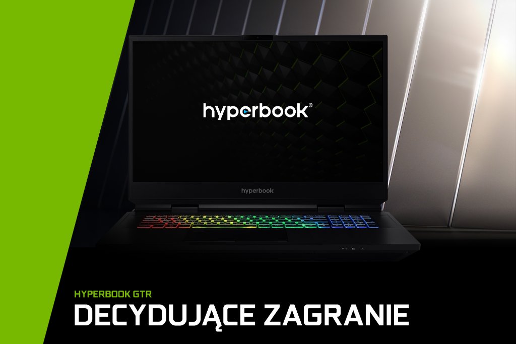 NVIDIAGeForcePL's tweet photo. Tym razem w naszej serii Laptop Spotlight przedstawiamy Hyperbook GTR!

Główne cechy:
- NVIDIA GeForce RTX 3080
- Intel Core 10 lub 11 generacji
- ekran FullHD 300Hz
- Do 4 dysków SSD i 128GB RAM’u https://t.co/ANBv2Sash4
