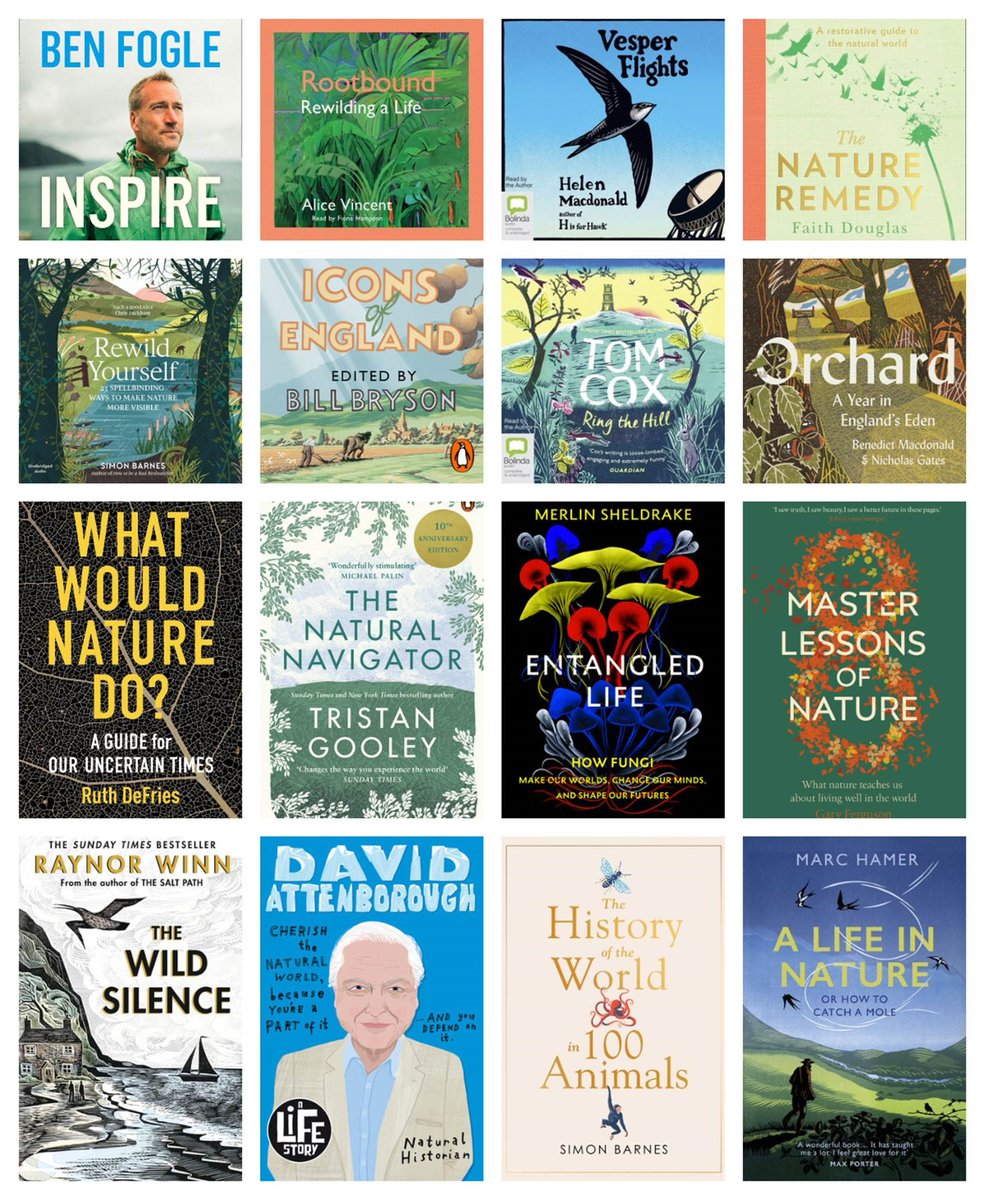 WellbeinMerthyr's tweet photo. Ponder the beauty that surrounds you, think more deeply about the natural world and find meaning in the wilderness outside your front door with this selection of meditative titles from #BorrowBox 

#wellbeingmerthyr #merthyrlibrary https://t.co/L6xDo9EFy1