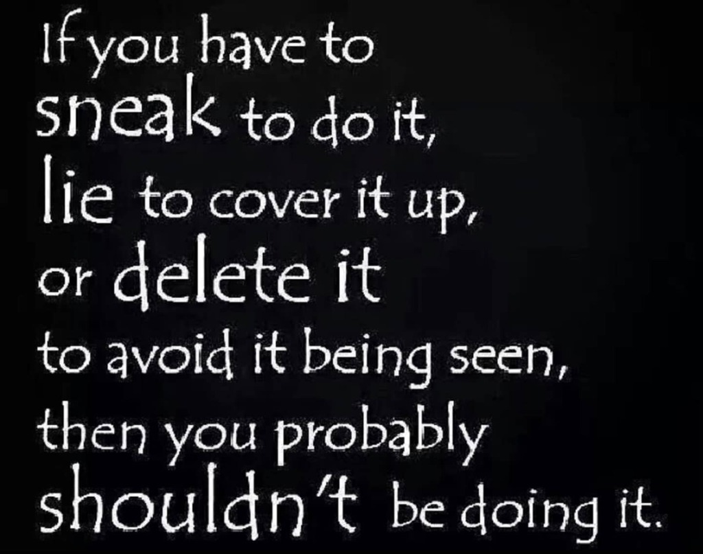 shessomeme's tweet photo. Words of wisdom. Is it really love if you have to be their dirty little secret? #funny #humor #meme #memes https://t.co/Ds907UTLAm