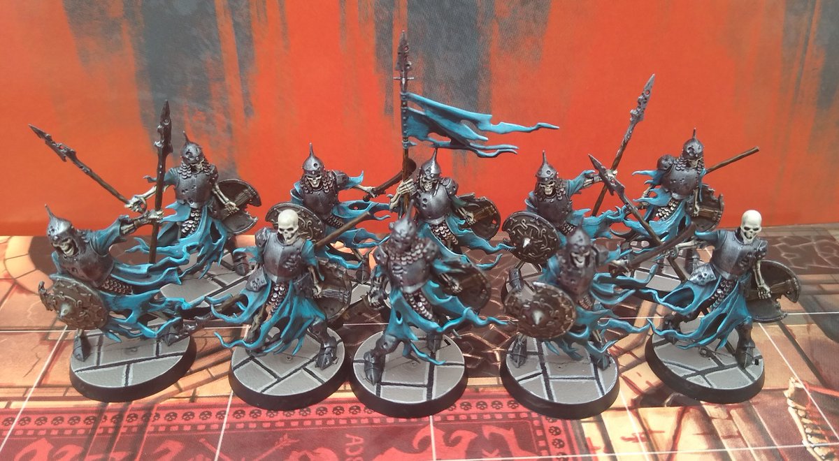 10 skellybobs, probably my favourite unit to paint in the box so far.