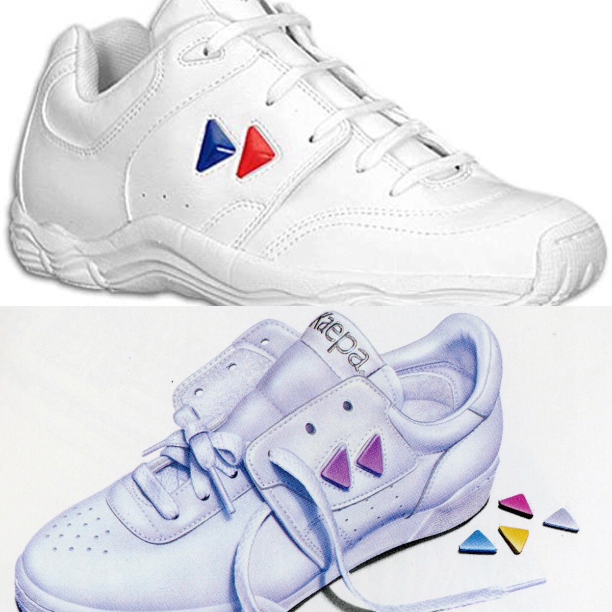 Tennis con partes intercambiables! 1989 Kaepa VS 2021 Adidas LEGO