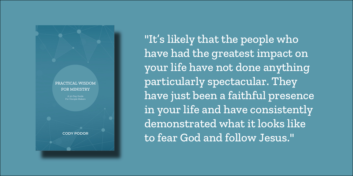 CodyPodor's tweet photo. Have you ordered your copy of Practical Wisdom For Ministry? https://t.co/ztN00R6Zxh https://t.co/RJo6THdQFi