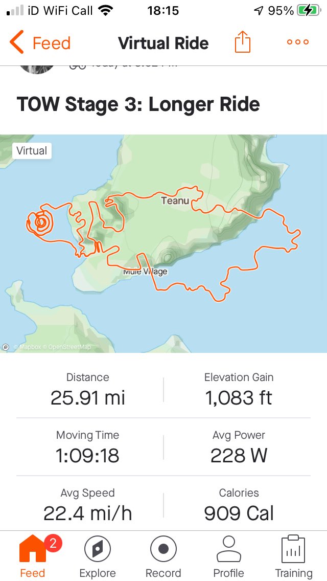 OczadlyVic's tweet photo. An accumulation of some @GoZwift this week that adds to the @DearneTeamPE #movetheearthchallenge https://t.co/xmQ2yRpIuc