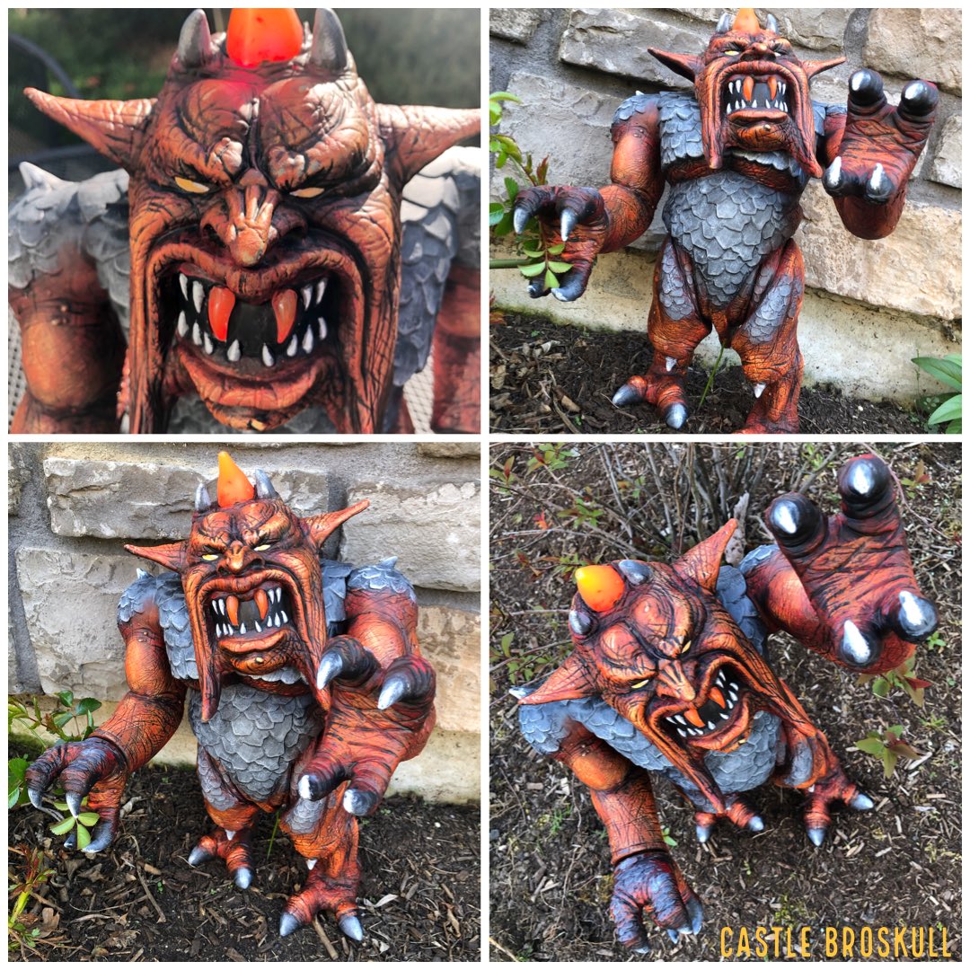 CastleBroskull's tweet photo. Who remembers Inhumanoids? I do. Love the cartoon and toys. So I custom painted Metlar. Take a look. #inhumanoids #cartoons #80s #80scartoons #metlar #broskull https://t.co/AKz2vlCIrn