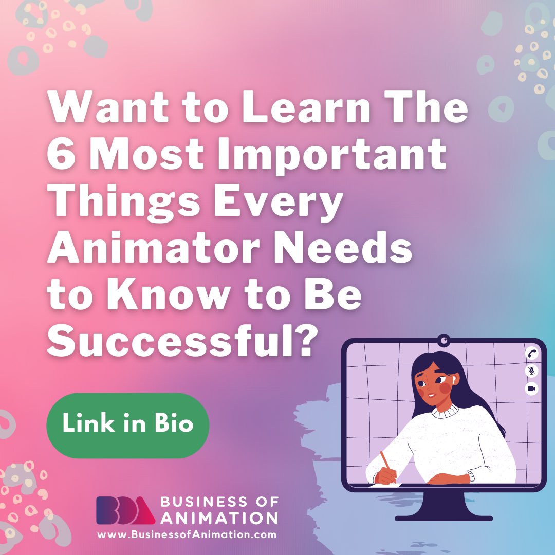 animationbiz's tweet image. 4. Double the conversion rate of website views to clients
5. Increase brand awareness
6. Develop trust and authority within the animation industry

#AnimatorsLeadMagnet #AnimatorLeadMagnet #AnimationLeadMagnet #LeadMagnetForAnimators #LeadMagnetForAnimation #AnimationBusiness