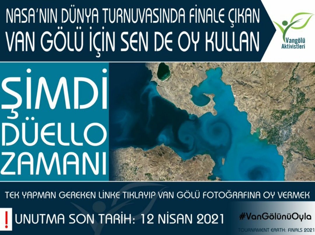 mr_nesim's tweet photo. Haydi Türkiyem ❤

NASA tarafından yapılan en iyi fotoğraf oylamasında "VAN GÖLÜ" finale kaldı. 

Ülkemizin tanıtımına önemli katkı sağlayacak bu oylamada kıymetli destelerinizi bekliyoruz.

#Van #VanGölünüOyla @vangolakt

Link ⤵️
https://t.co/B0t9DeHiXD https://t.co/jcOfe4IcEP https://t.co/J3NQYbo8sQ