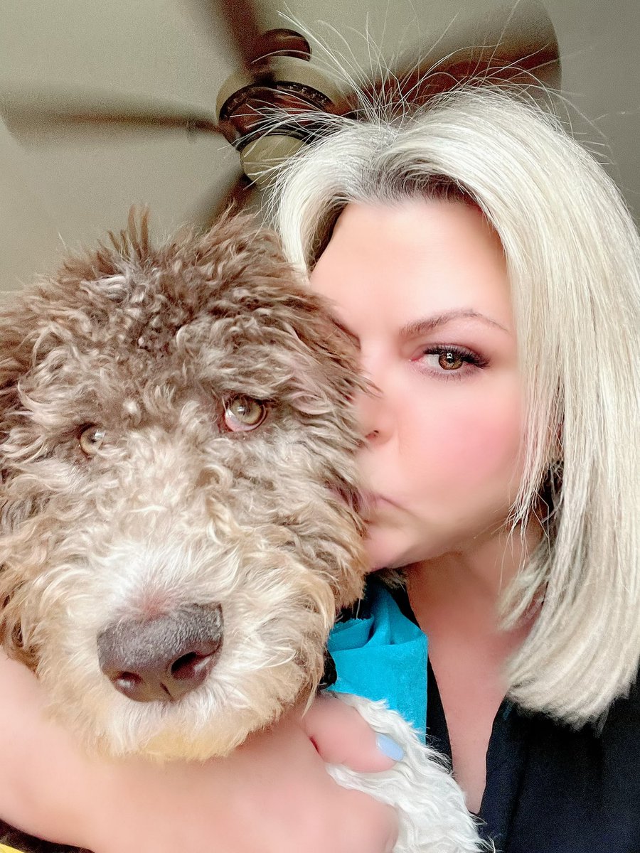 JoanHalpern's tweet photo. Happy 6month Birthday π₯³ to this goofy, bubbly, curious, super lovable, soulful , adorable puppy named Fredβ€οΈ #justlovehim #aussiedoodle #6months #48lbs #gettingsobig https://t.co/gAghPNNGr2