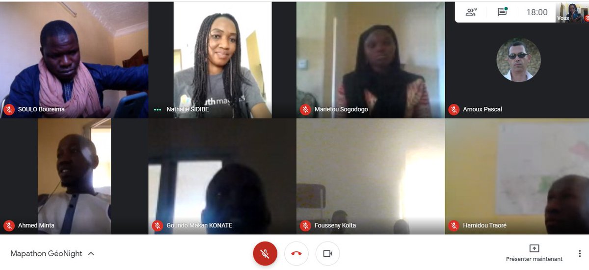 Honorable_Nath's tweet photo. En image, la célébration de la #GeoNight en présentiel et en ligne avec @assocCartONG au #Mali🇲🇱
Merci aux @youthmappersUS
d'avoir activement participé à cet évènement depuis l'Université #Segou.
@GeonightO @hotosm @TheMissingMaps @OSM_Mali @youthmappers @ong_geom #Map4Ml https://t.co/F5n88FY01w
