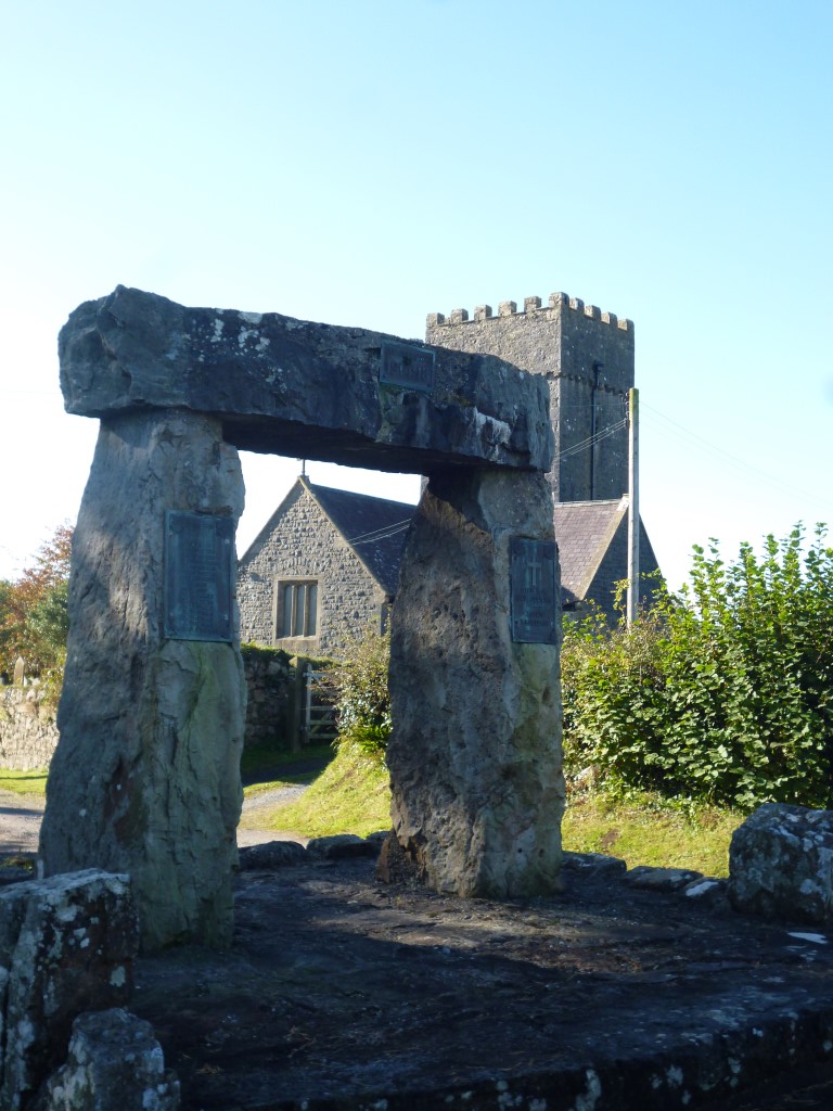 2019Ifaw's tweet photo. #AprilTowers
Just found this wonderful tower in a scamper through the archives.
It's St Lawrence's Church, #Marros, #Wales, and is Grade II listed. The tower might date to the C15, and dwarfs the rest of the church; it's (apparently) noticeably out of alignment with the nave. https://t.co/OkJxu2Cfp4