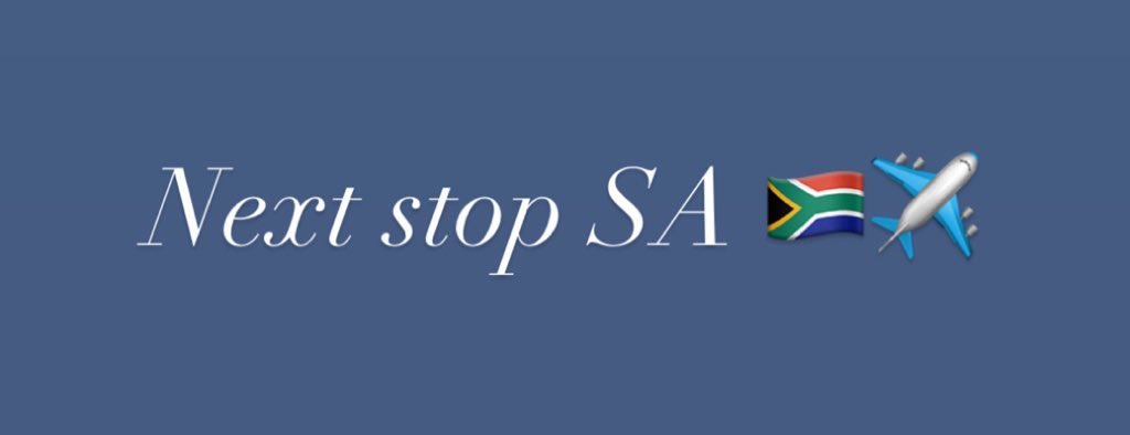 Symply_Tacha's tweet photo. Next STOP!!🇿🇦✈️ https://t.co/4mh8GV6HvT