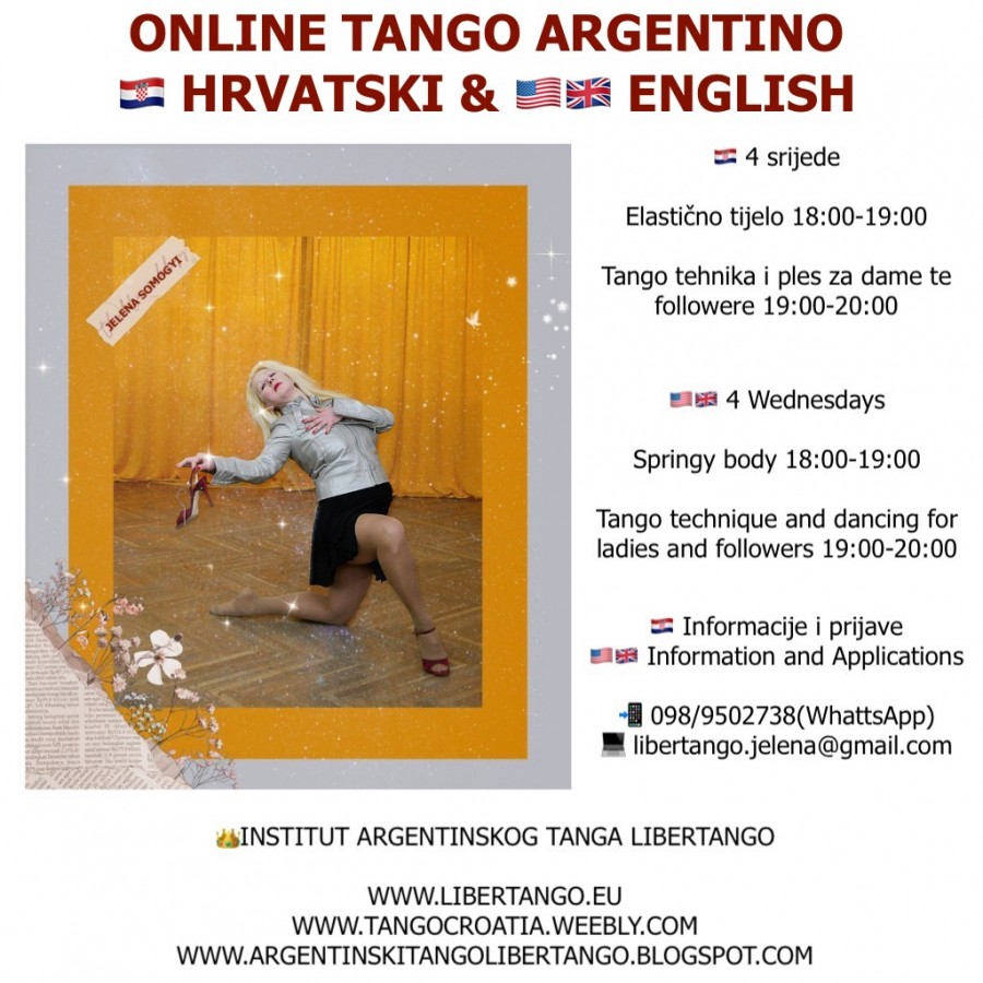ONLINE TANGO ARGENTINO CROATIAN AND ENGLISH SEMINAR 
 #Tango #Zagreb #Croatia
 #TangoSeminar/Workshops tangopolix.com/tango-seminars…