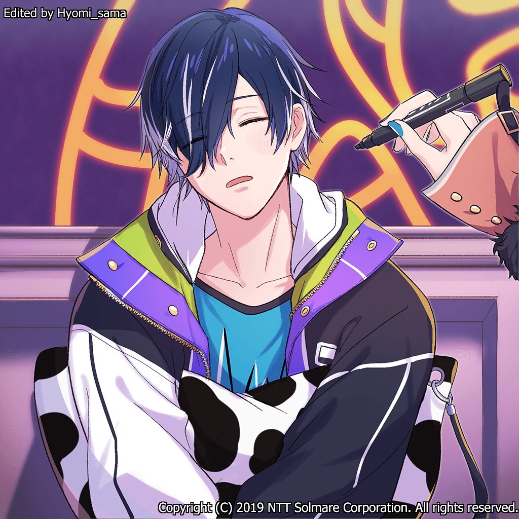 [Original pic from the game]
I removed Asmo's scribbles, a mimir.