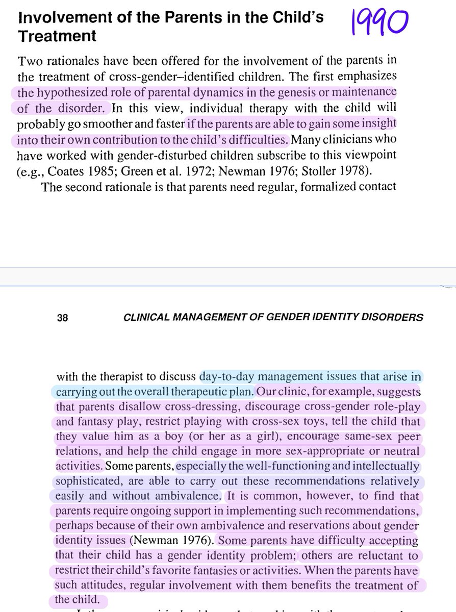 If parents came in accepting their child and were uncomfortable with the clinic’s instructions, they might themselves receive “treatment” to “gain some insight into their own contribution to the child’s difficulties.”