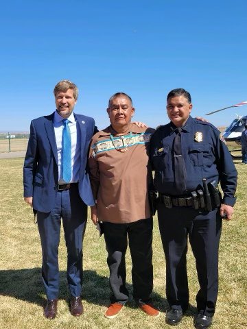 ABQPoliceChief's tweet photo. What a great day and honor to be blessed by my good friend Jimmy, from Pueblo of Laguna, prior to being officially sworn in. https://t.co/qYjUiMMyCy