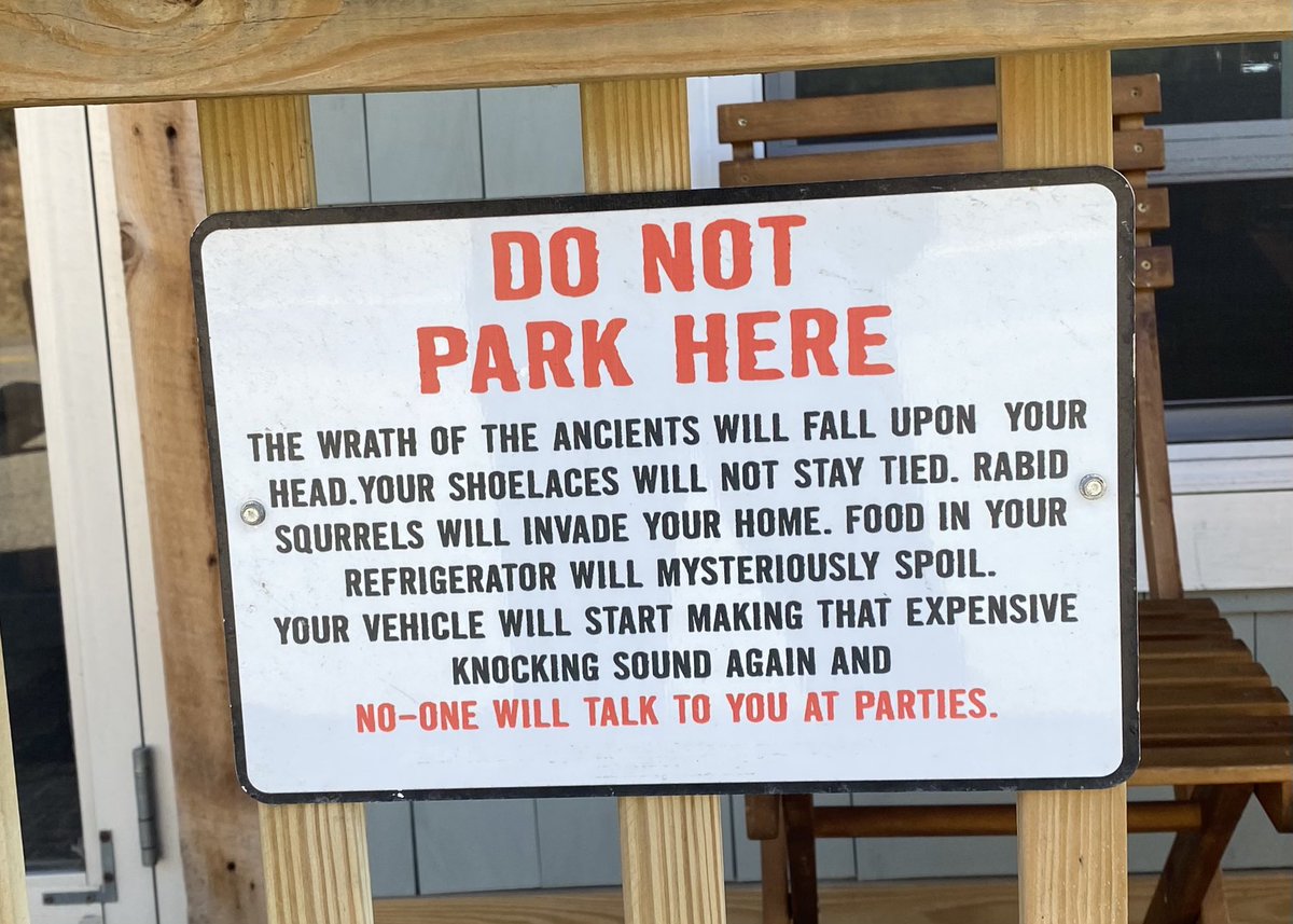 Alevesque's tweet photo. The Dunbar Store Sullivan Maine has the best signs! https://t.co/v7SbA3iLHG