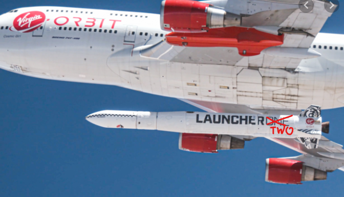 the_dailyworm's tweet photo. Virgin Orbit has announced its next launch vehicle, LauncherTwo. "It's not the same as LauncherOne, we promise," said Virgin Orbit CEO Dan Hart. "See, it says LauncherTwo on the rocket!" https://t.co/uoXSQoTIrv