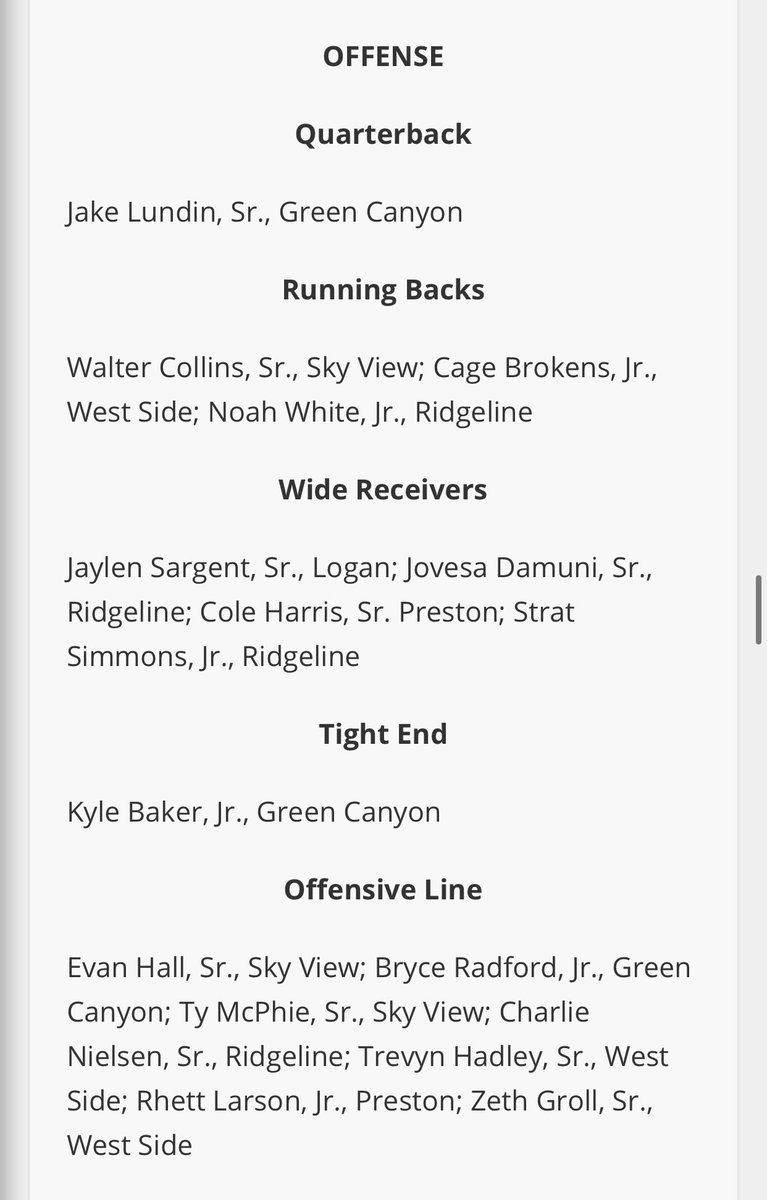 evnhall's tweet photo. Super excited and honored to be named 1st Team All-Valley!!!!! 💙💛🙌🏼🙌🏼 https://t.co/lFVJ6k9aer