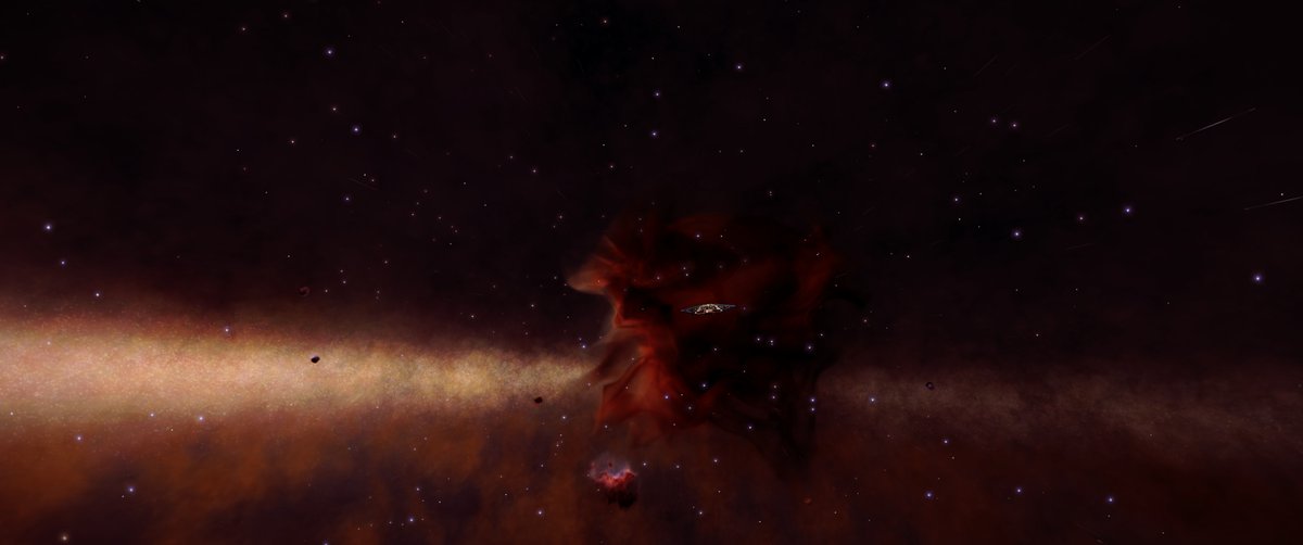 cmdrmarkval's tweet photo. Finally reached Sacaqawea Space Port in the Skaudai Nebula. #coloniaconnectionhighway #EliteDangerous https://t.co/ZEgYaH4UyP