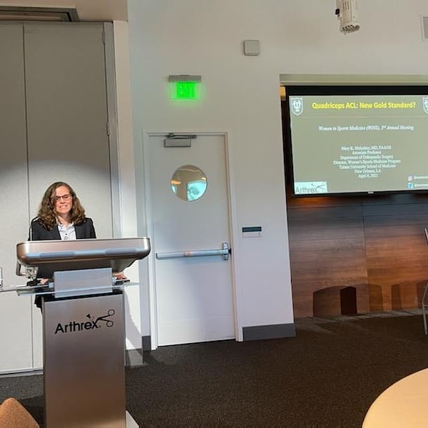 marykmulcaheymd's tweet photo. It was an honor to participate in the 2021 Women in Sports Medicine (WINS) course! Excellent talks &amp; engaging panel discussions by all faculty. Thank you @ArthrexMedEd for organizing this &amp; supporting #womeninsports! 

#WINS2021 #quadACL #SLAP @RachelFrankMD @DocMatzkin @kburnsmd https://t.co/xME0aCik04