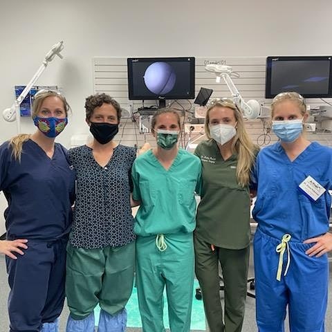 marykmulcaheymd's tweet photo. It was an honor to participate in the 2021 Women in Sports Medicine (WINS) course! Excellent talks &amp; engaging panel discussions by all faculty. Thank you @ArthrexMedEd for organizing this &amp; supporting #womeninsports! 

#WINS2021 #quadACL #SLAP @RachelFrankMD @DocMatzkin @kburnsmd https://t.co/xME0aCik04