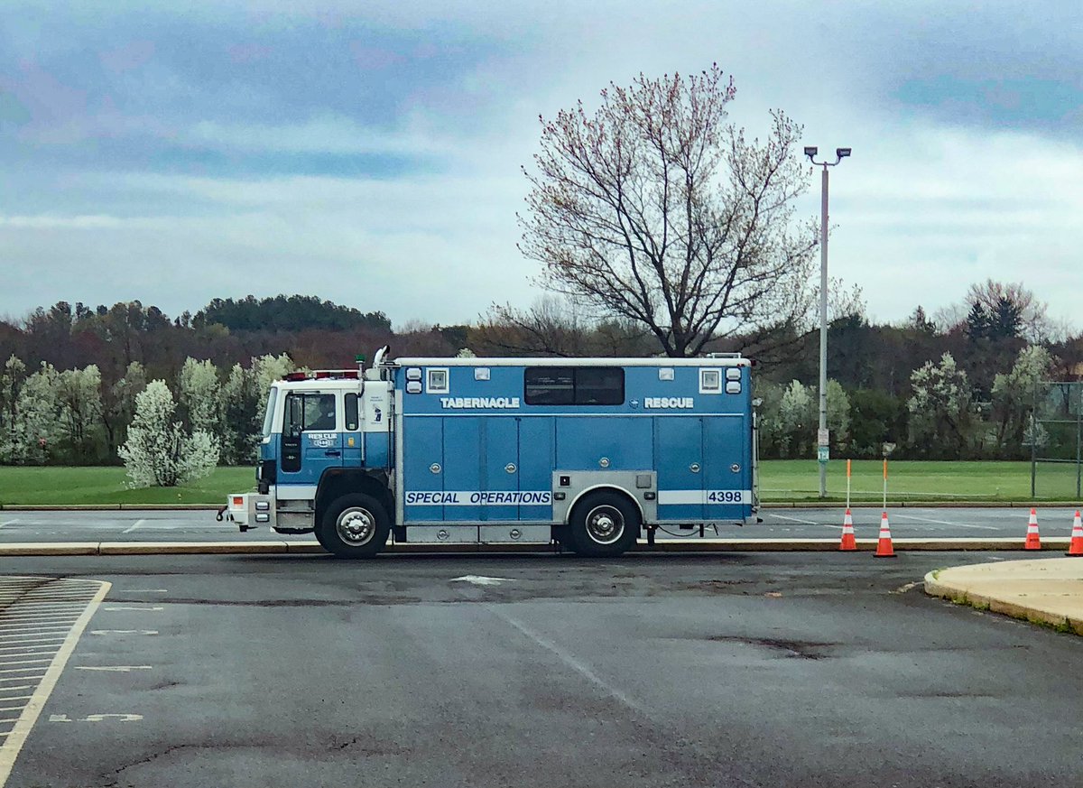 TabRescueSquad's tweet photo. This morn was the the 4th &amp; final portion of training for our vols. TY to the instructors at the @BurlCoNJ ESTC for catching this shot of 4398 as well as teaching the course.

You too could find yourself in the driver’s seat; volunteer with us today! 

 #bluecrew #TRStraining https://t.co/VhMHv5nr33