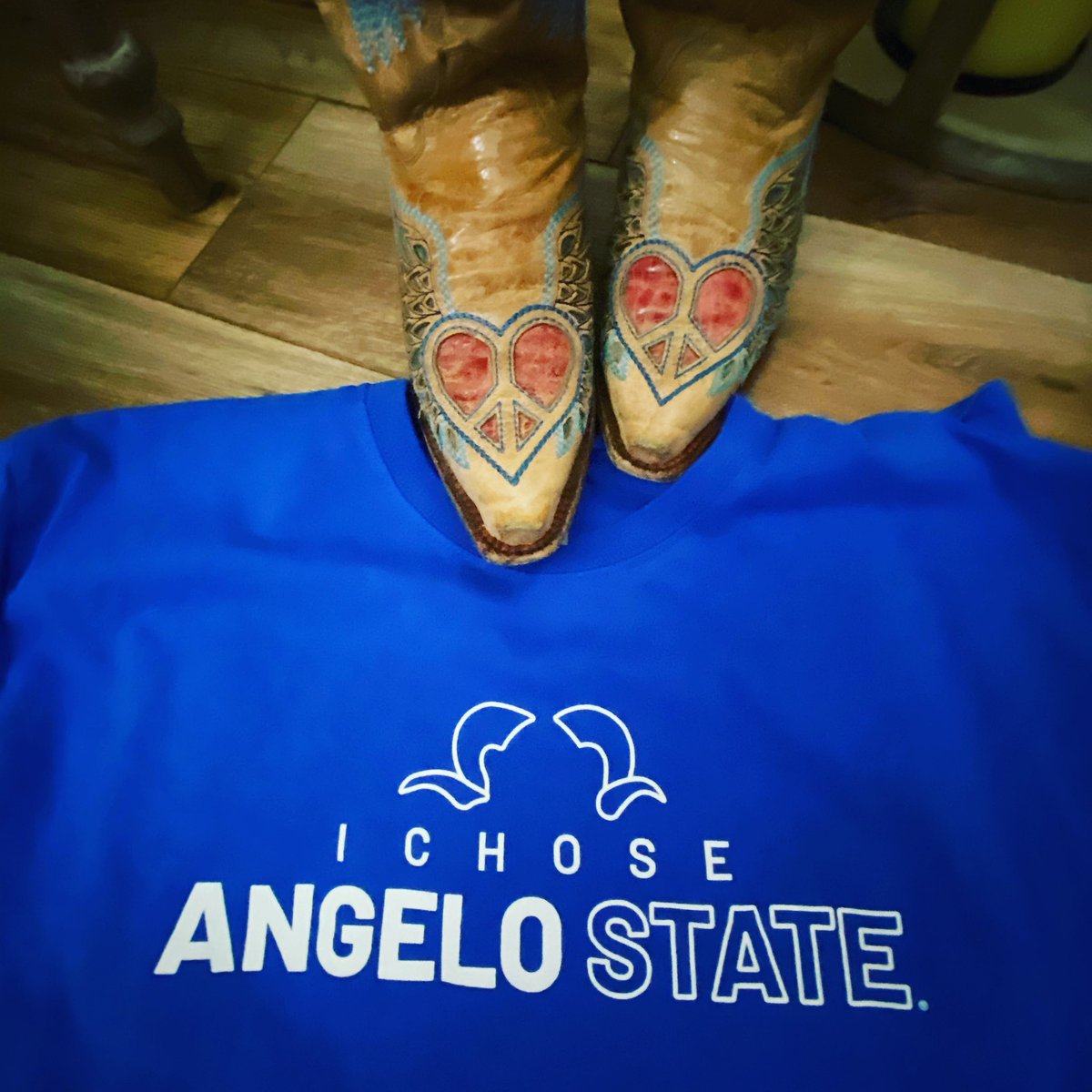 leonormklady's tweet photo. It’s ASU Day at the Rodeo y’all! #ichoseangelostate #GetYourBootsOnRams https://t.co/vAlCAhZZJ1