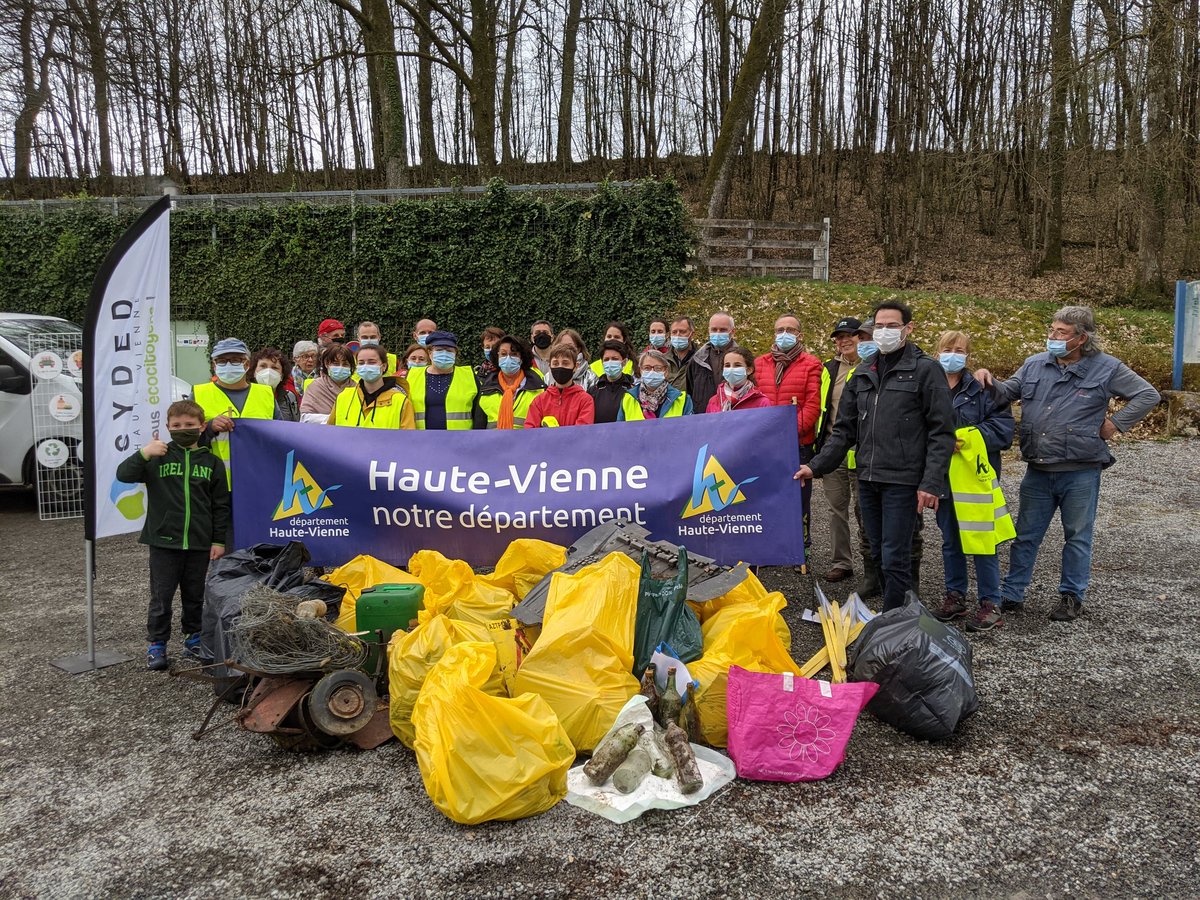 Action eco-citoyenne dans ma commune , une sacrée récolte pour un circuit de 5 km