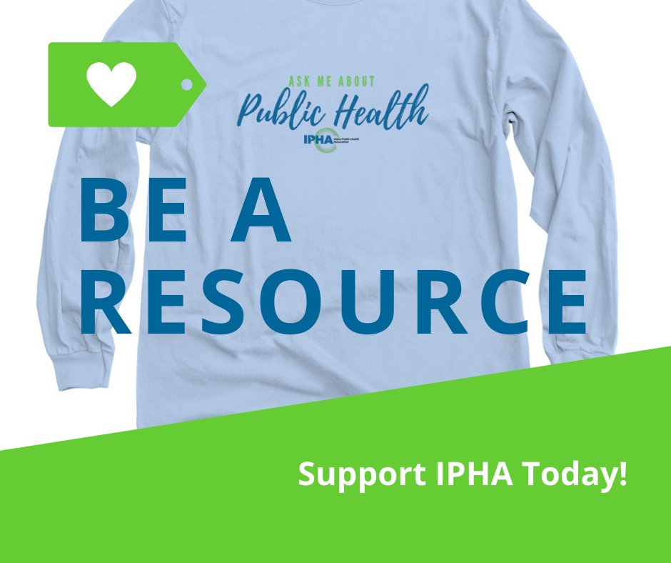 If you needed folks to start the conversation, this shirt is for you! Visit bonfire.com/store/ipha/ to support IPHA today.