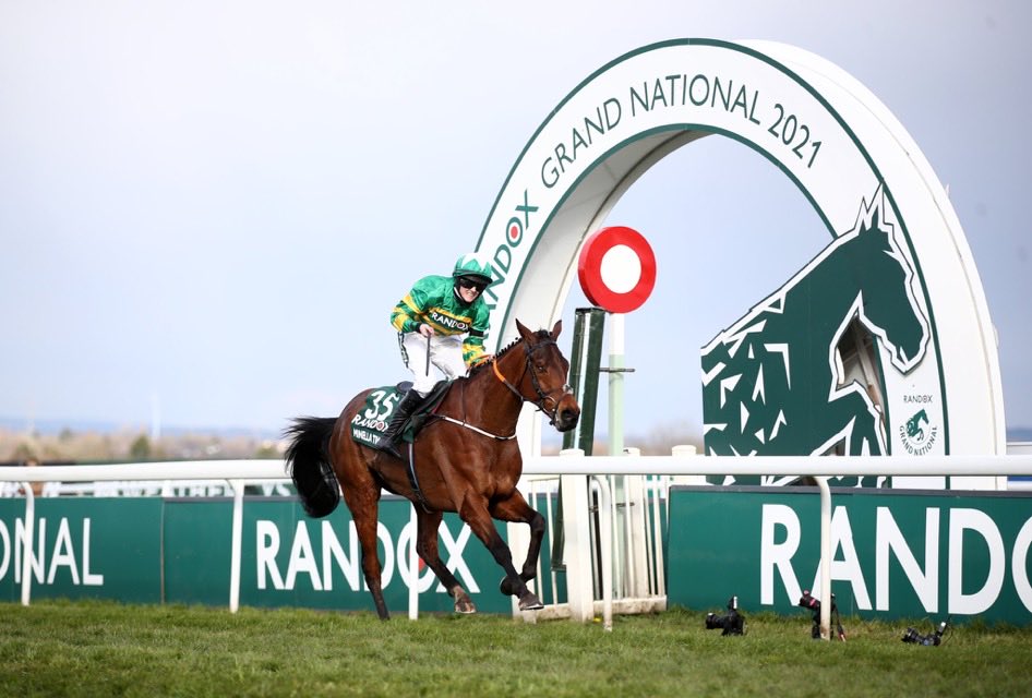 Grand_National_'s tweet photo. Grand National 2021 Result - Full Result go to https://t.co/yCEpW1wuzl
Minella Times, 11/1
Balko Des Flos, 100/1
Any Second Now, 15/2
Burrow Saint, 9/2
Farclas, 16/1
Blaklion, 50/1
Discorama, 16/1
Jett, 80/1
#GrandNational2021 #GrandNationalResult https://t.co/MwO0UFknni