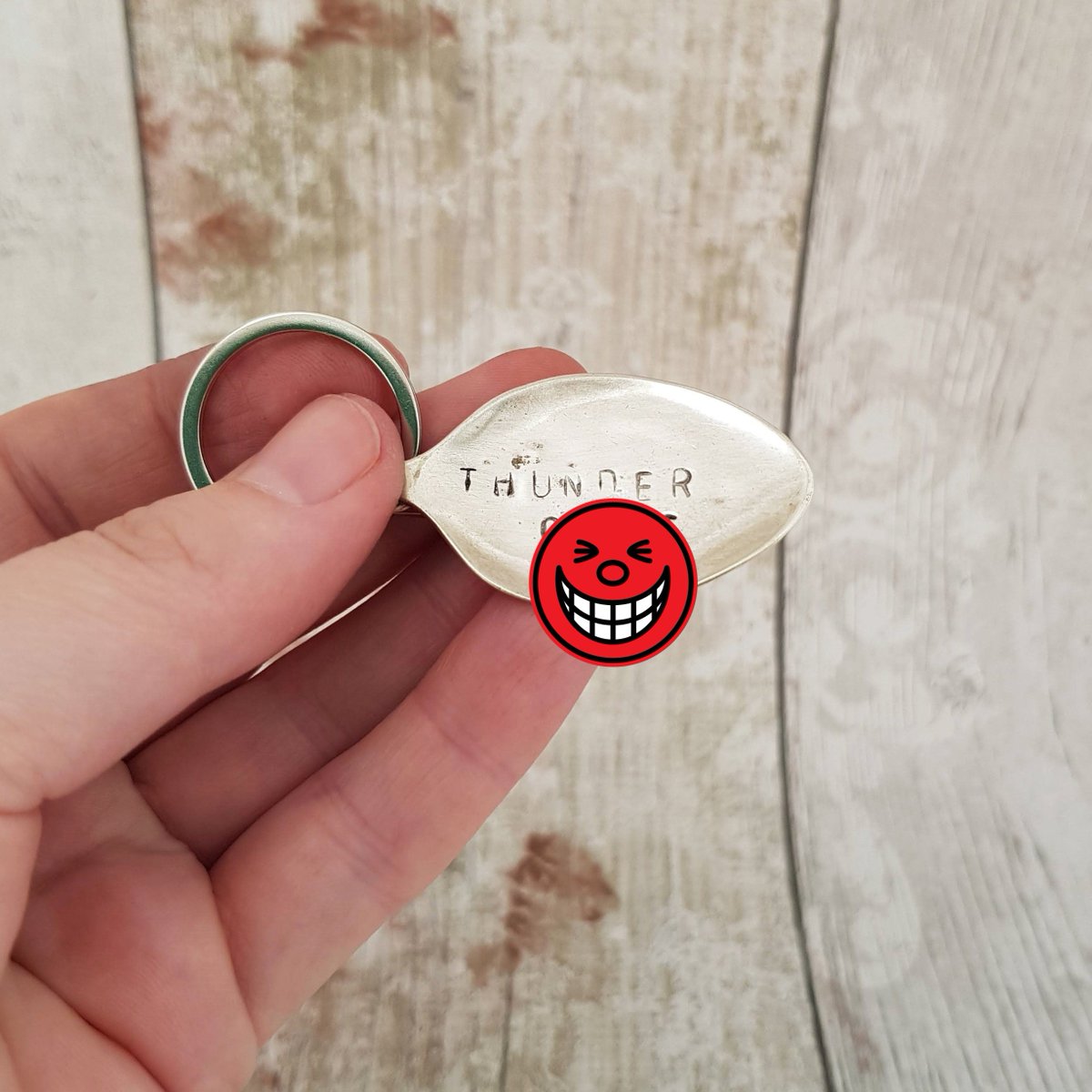 martisanne's tweet photo. Thundercunt keyring, adult humour, gag key fob, custom keychain for boyfriend, rude gift, swearing gift, hand stamped, mature, profanity, A1 https://t.co/XGKWDeCZkv #TMTinsta #EtsyTeamUnity #ForBoyfriend https://t.co/znG00XBsab