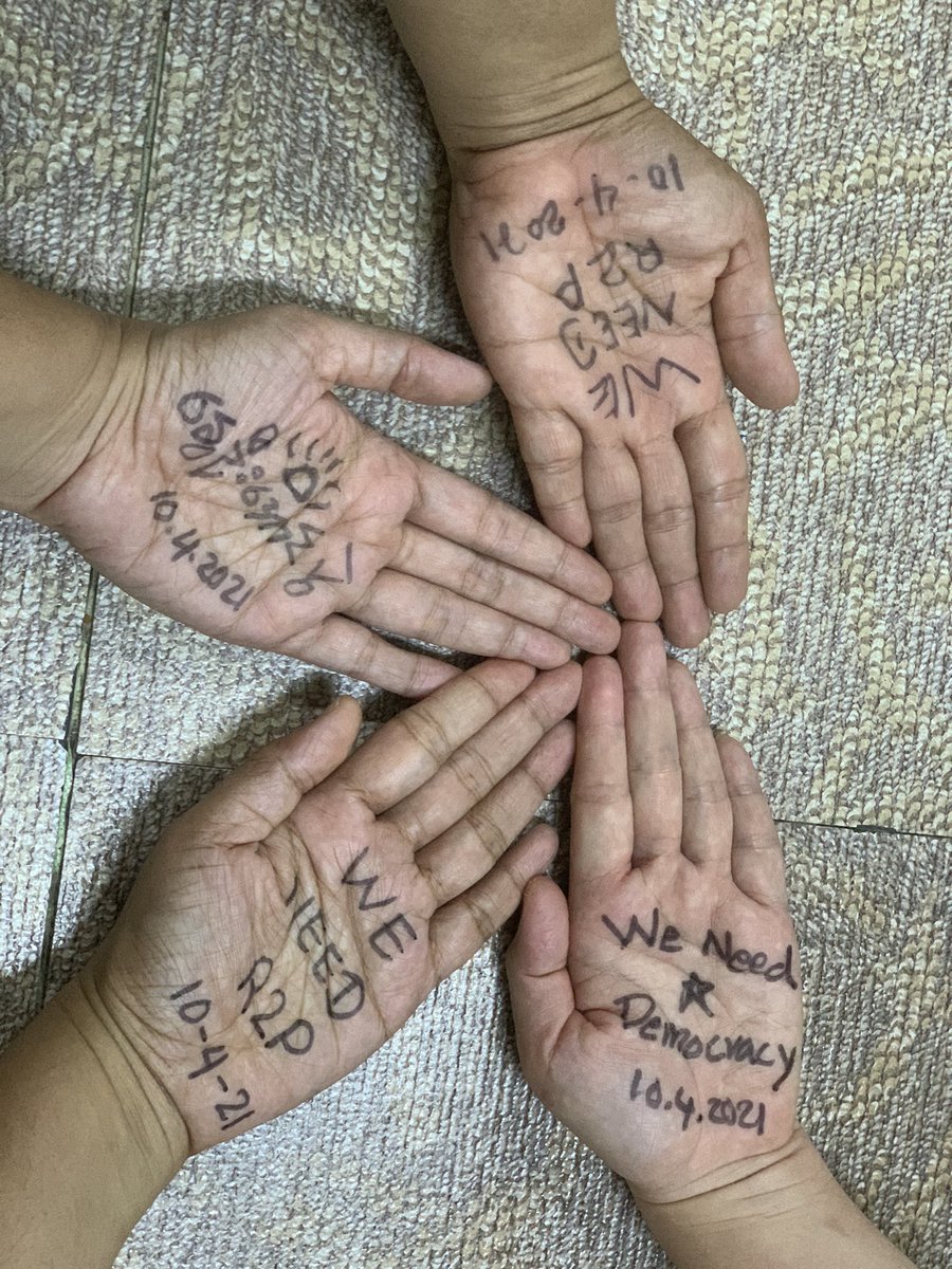 EiMon78826257's tweet photo. #Handstrike #WhatsHappeningInMyanmar #Apr10Coup https://t.co/dkfkuECgHj
