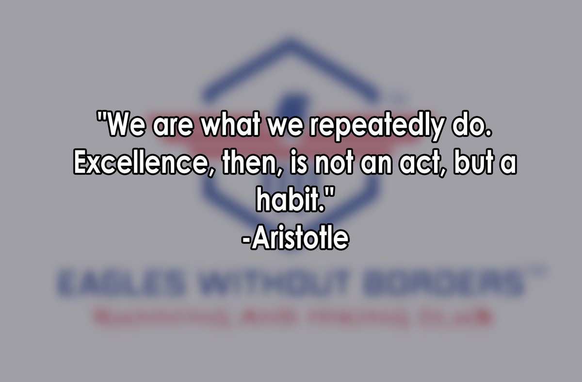 EaglesWOBorders's tweet image. Excellence is a habit.
#EaglesWithoutBorders
#ChallengeYourLimits
#excellence